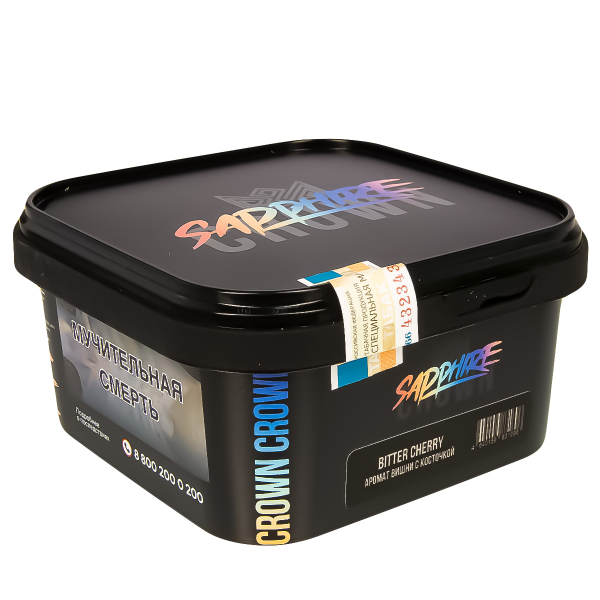 Табак Sapphire Crown Bitter Cherry  200 грамм в Якутске