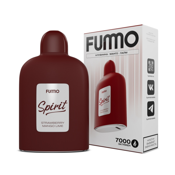 Электронка Fummo Spirit Клубника Манго Лайм  в Якутске