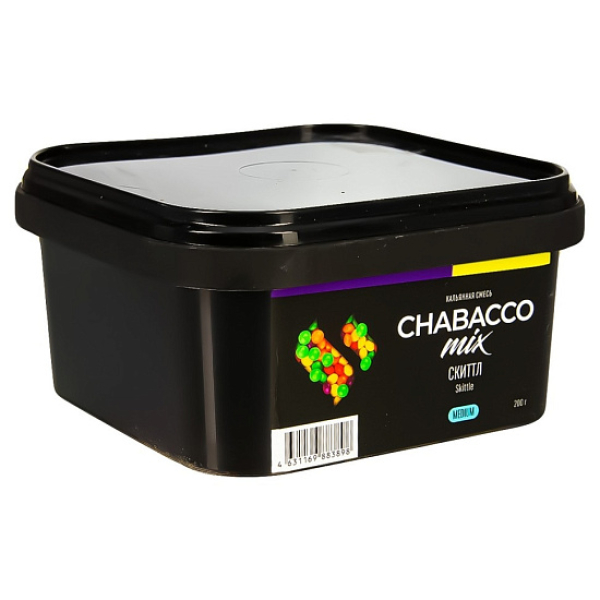 Смесь Chabacco Mix Skittle   Medium 200 гр в Якутске