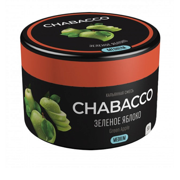 Смесь Chabacco Green Apple    Medium 50 гр в Якутске