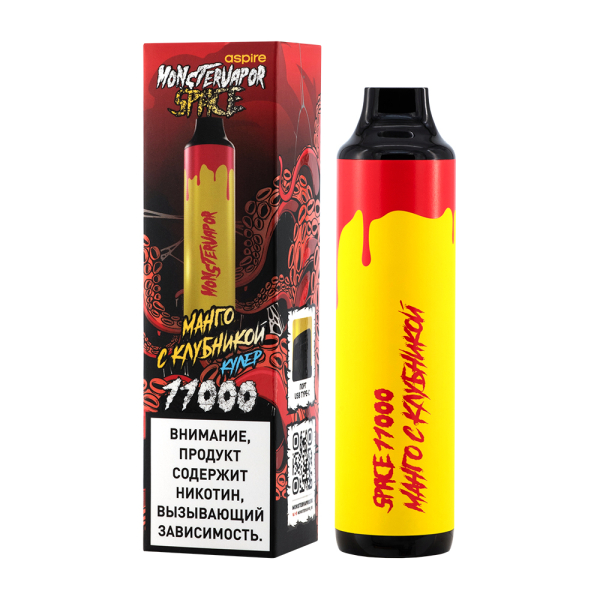Электронка Monstervapor Space Манго И Клубника (11000 Затяжек) в Якутске