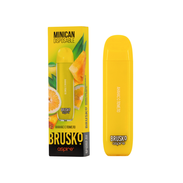 Электронка Brusko Minican Ананас С Помело (1500 Затяжек) в Якутске