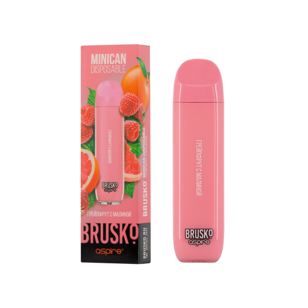 Электронка Brusko Minican Грейпфрут С Малиной (1500 Затяжек) в Якутске