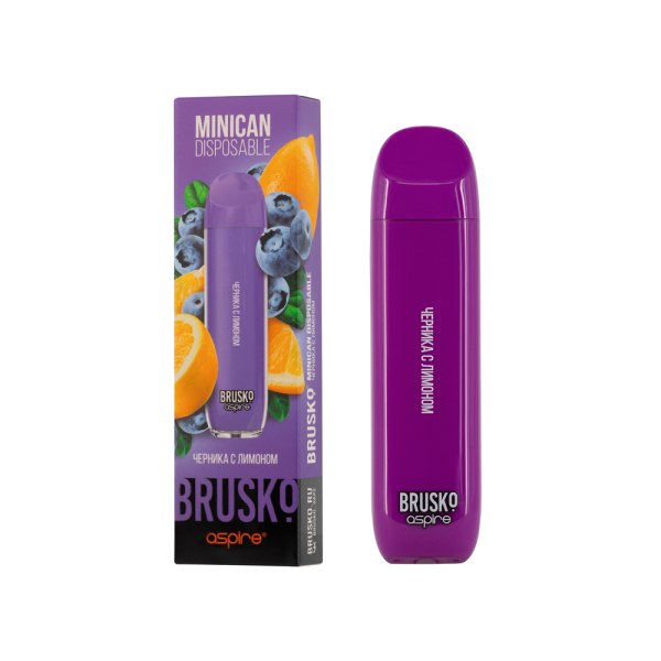 Электронка Brusko Minican Черника С Лимоном (1500 Затяжек) в Якутске