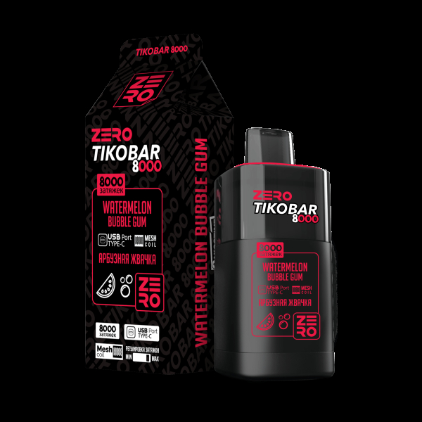 Электронка Tikobar Zero Арбузная Жвачка 8000 Затяжек в Якутске