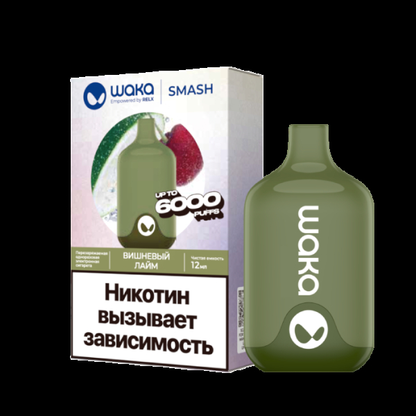 Электронка Waka Вишнёвый Лайм (6000 Затяжек) в Якутске