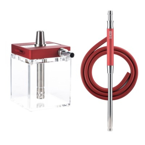 Кальян Hoob Subatom Wine Red Stainless Steel в Якутске