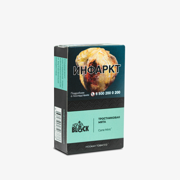 Табак Adalya Black Cane Mint (Тростниковая Мята)  Aтп 20 грамм в Якутске