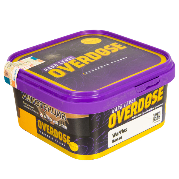 Табак Overdose Waffles  200 грамм в Якутске