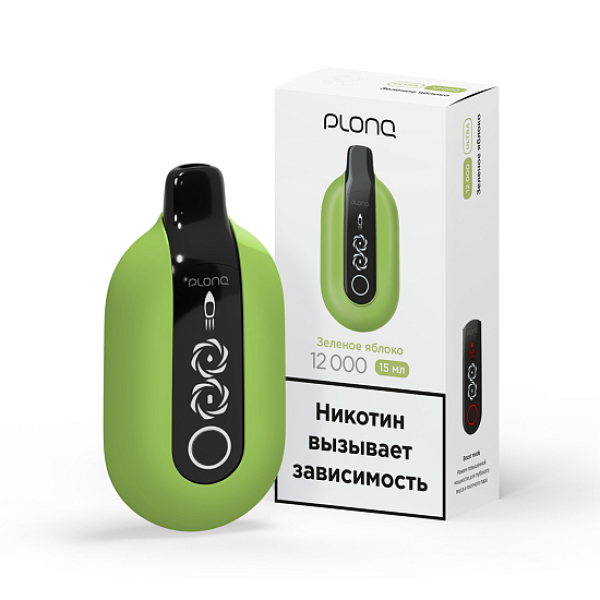 Электронка Plonq Ultra 12000 Зелёное Яблоко в Якутске