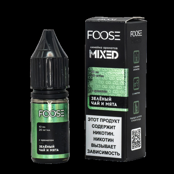 Жидкость Foose Mixed Зеленый Чай И Мята 10 Мл в Якутске