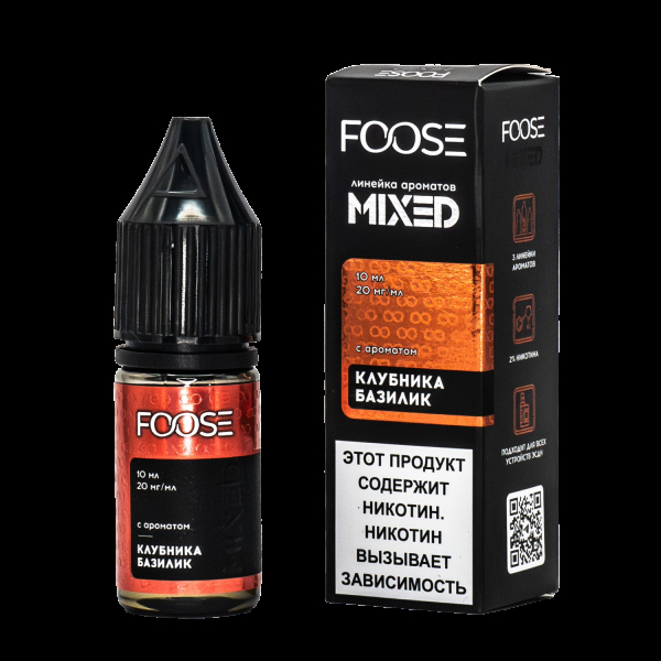 Жидкость Foose Mixed Клубника Базилик 10 Мл в Якутске