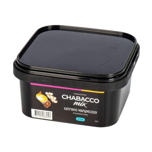 Смесь Chabacco Mix Medium Cappuccino Marshmallow  200 гр в Якутске