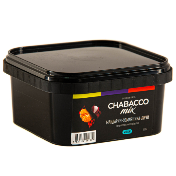 Смесь Chabacco Mix Medium Tangerine Strawberry Lychee  200 гр в Якутске
