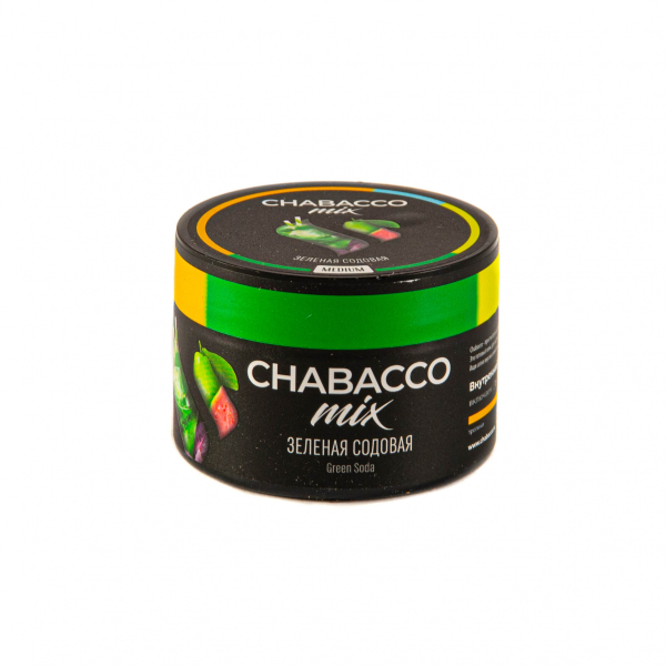 Смесь Chabacco Mix Medium Green Soda  50 гр в Якутске