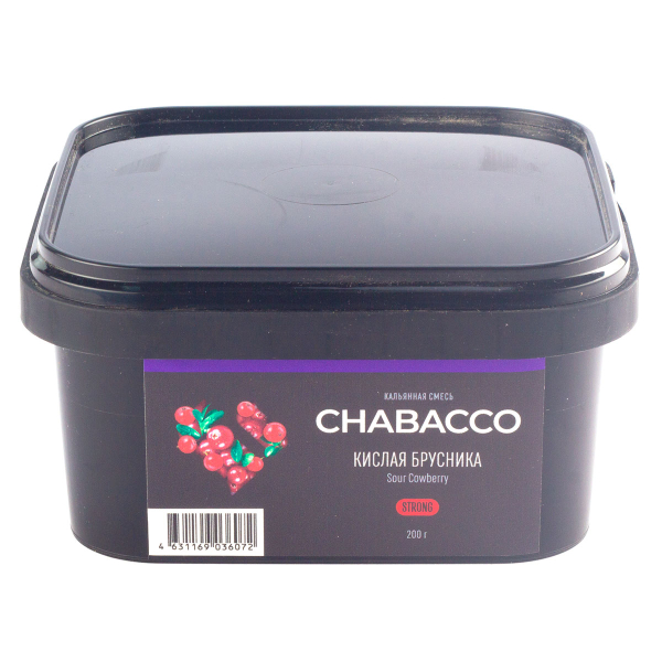 Смесь Chabacco Strong Sour Cowberry  200 гр в Якутске