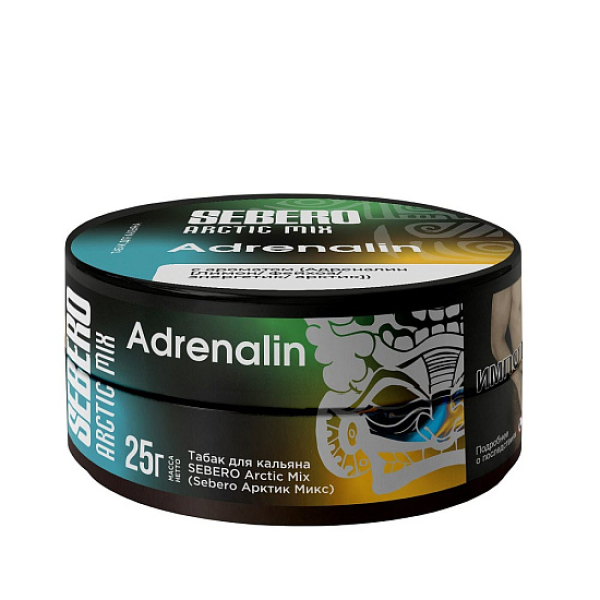Табак Sebero Arctic Mix Adrenalin  25 грамм в Якутске