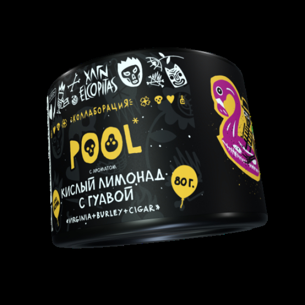Табак  Хулиган Pool (Кислый Лимонад С Гуавой)  80 грамм в Якутске