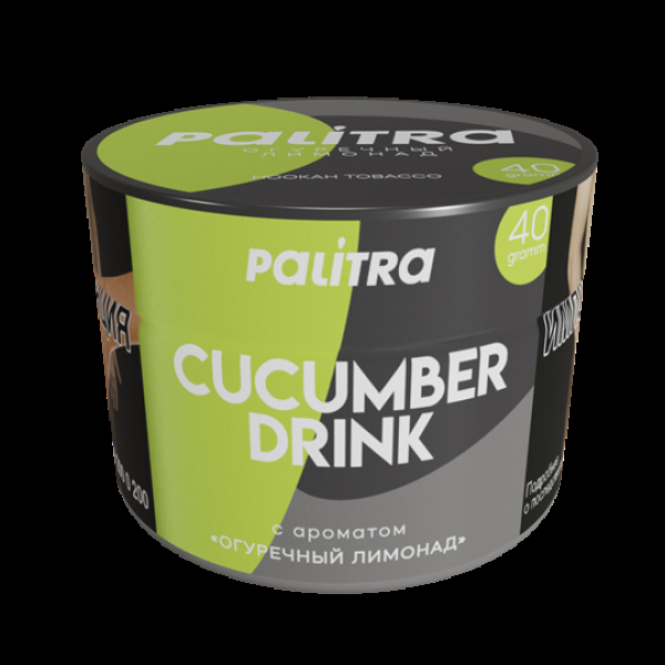 Табак Palitra Cucumber Drink (Огуречный Лимонад)  40 грамм в Якутске