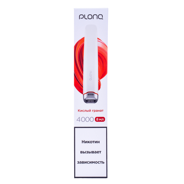 Электронка Plonq Plus Pro Кислый Гранат (4000 Затяжек) 20 Мг в Якутске