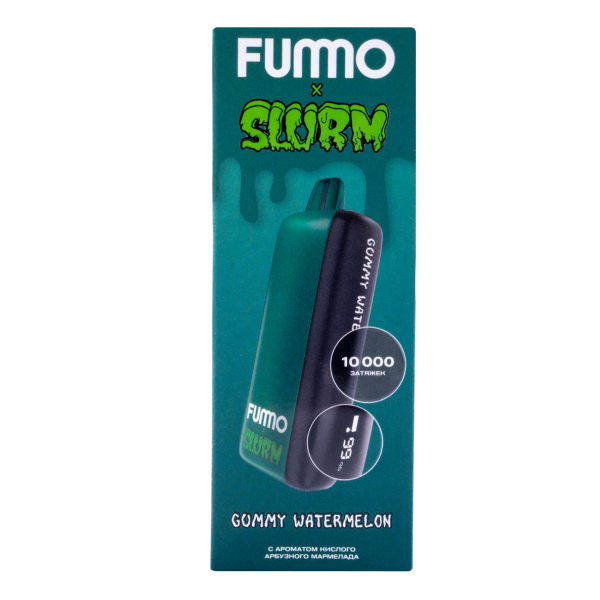 Электронка Fummo Indic Slurm Кислый Арбузный Мармелад (10 000 Затяжек) в Якутске