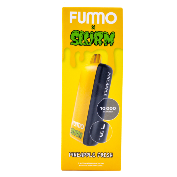 Электронка Fummo Indic Slurm Кислый Ананасовый Сок (10 000 Затяжек) в Якутске
