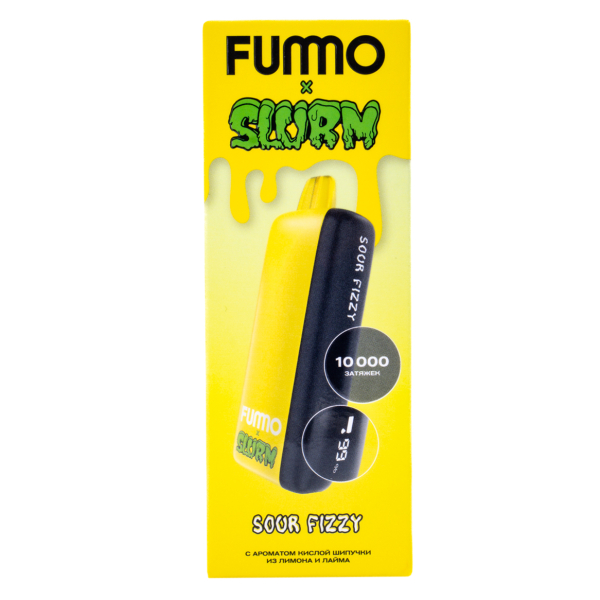 Электронка Fummo Indic Slurm Кислая Шипучка Из Лимона И Лайма (10 000 Затяжек) в Якутске