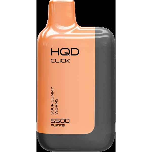POD-система Hqd Click Устройство + Картридж Кислые Мармеладные Червячки (5500 Затяжек) в Якутске