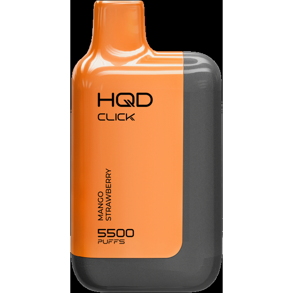 POD-система Hqd Click Устройство + Картридж Манго Клубника (5500 Затяжек) в Якутске