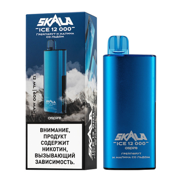Электронка Skala Ice 12000 Грейпфрут И Малина Со Льдом в Якутске