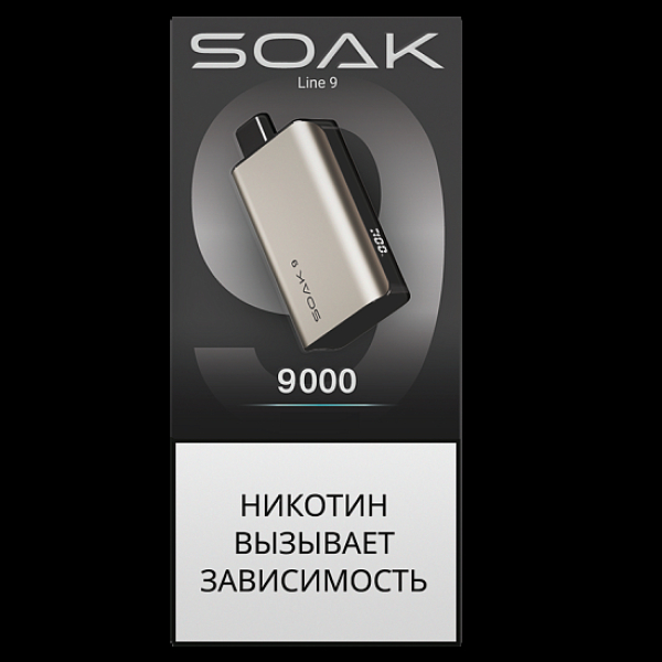 Электронка Soak 9 Titanium 9000 Яблочный Сок в Якутске
