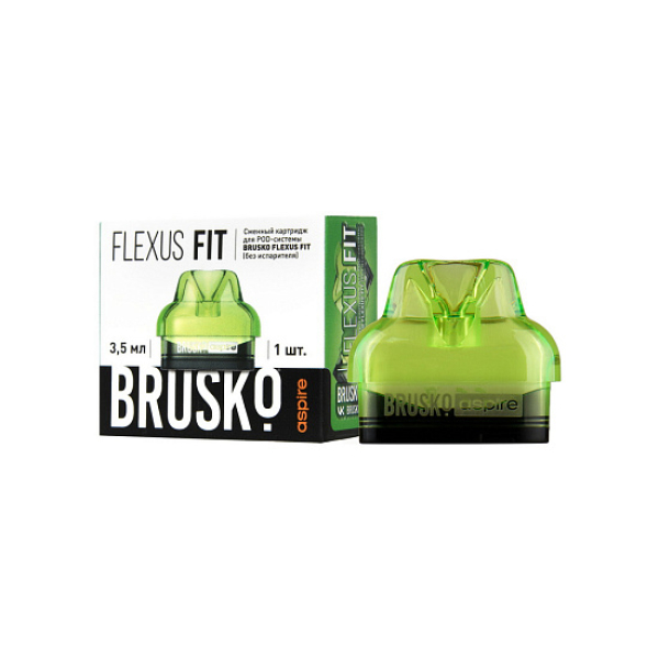 Сменный Картридж Brusko Flexus Fit (Зеленый) 3,5 Мл, Упак. 1 Шт в Якутске