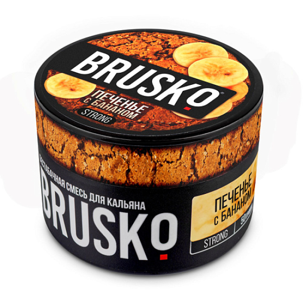 Смесь Brusko Печенье С Бананом (Strong)  50 гр в Якутске