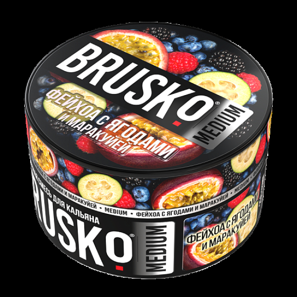 Смесь Brusko Фейхоа С Ягодами И Маракуйей (Medium)  250 гр в Якутске