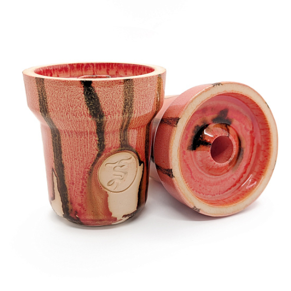 Чаша St Bowls Phunnel Glaze Красная С Полосками в Якутске