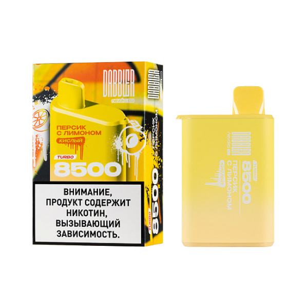 Электронка Dabbler Turbo Персик С Лимоном 8500 затяжек в Якутске