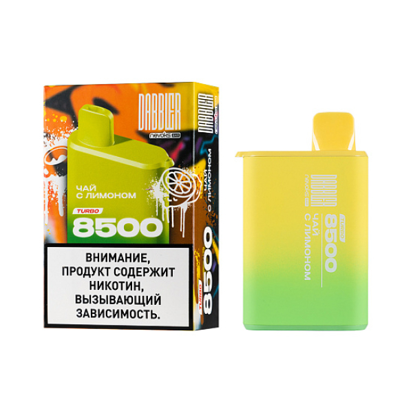 Электронка Dabbler Turbo Чай С Лимоном 8500 затяжек в Якутске