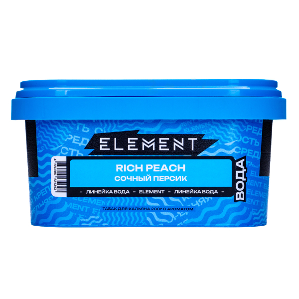 Табак Element Вода Rich Peach 200 грамм в Якутске