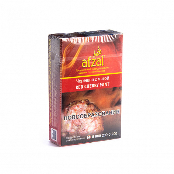 Табак Afzal Red Cherry Mint 40 грамм  в Якутске