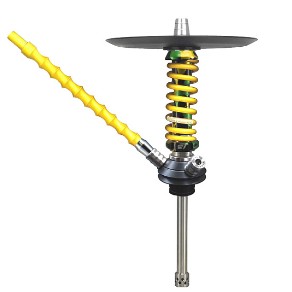 Кальян Mamay Customs Coilovers Micro Зелено Золотой Сплеш  в Якутске