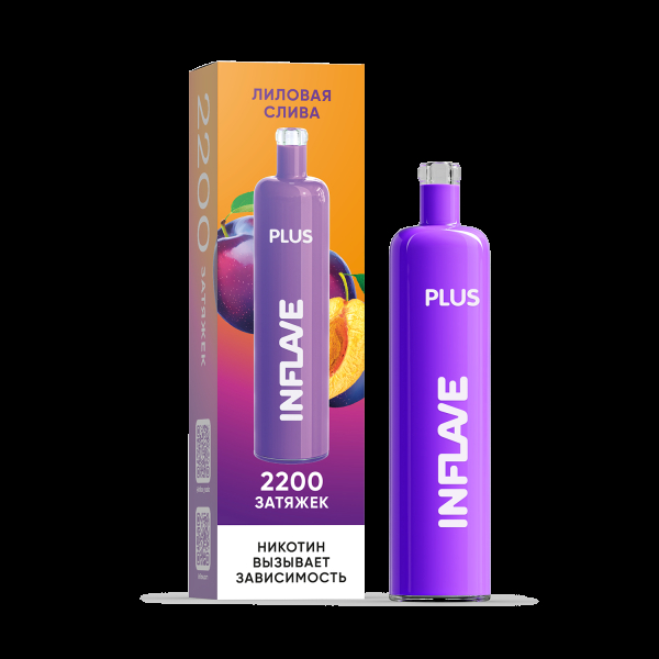 ЭСДН Inflave Plus Лиловая Слива 2200 затяжек в Якутске