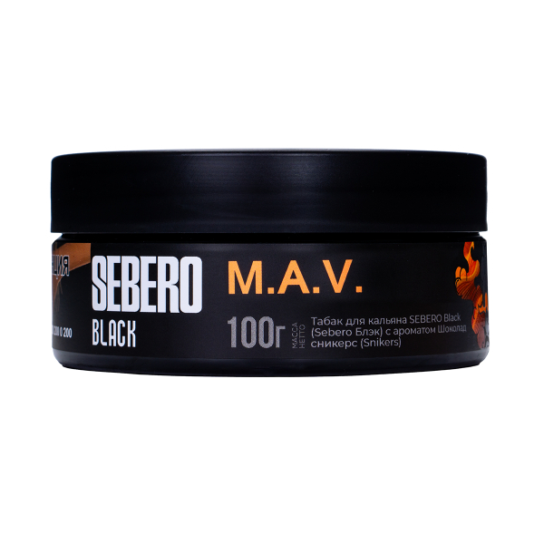 Табак Sebero Black M.a.v. 100 грамм в Якутске