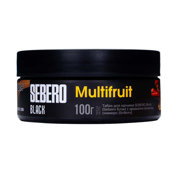 Табак Sebero Black Multifruit 100 грамм в Якутске