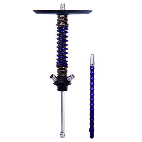 Кальян Mamay Customs Coilovers Mini Бронза Фиолетовый Лак в Якутске