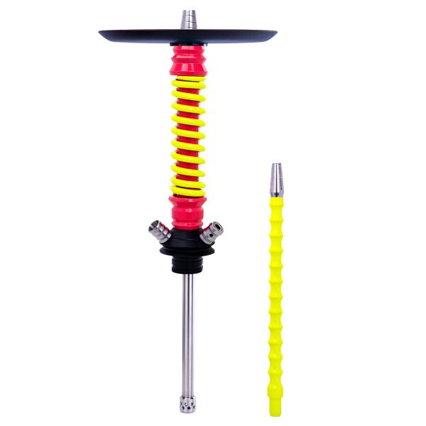Кальян Mamay Customs Coilovers Mini Розово Жёлтый Флюр в Якутске