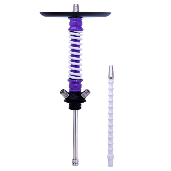 Кальян Mamay Customs Coilovers Mini Сиренево Белый в Якутске