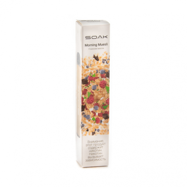Электронная сигарета Soak X Morning Muesli 2200 в Якутске