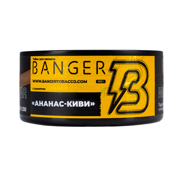 Табак Banger Pineapple Kiwi 100 грамм в Якутске