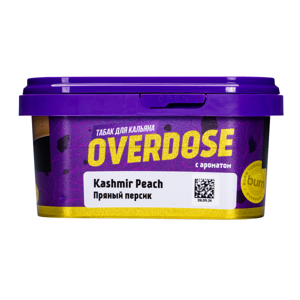 Табак Overdose Kashmir Peach 200 грамм в Якутске