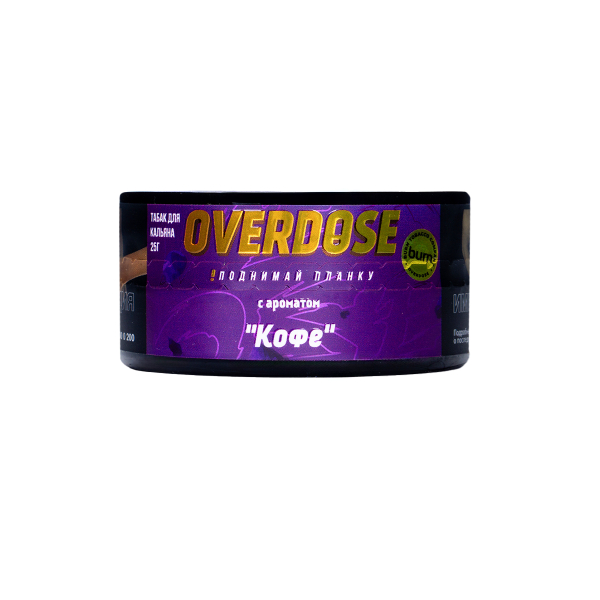 Табак Overdose Coffee 25 грамм в Якутске